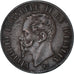 Coin, Italy, Vittorio Emanuele II, Centesimo, 1867, Milan, EF(40-45), Copper