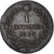 Moneda, Italia, Vittorio Emanuele II, Centesimo, 1867, Milan, BC+, Cobre, KM:1.1