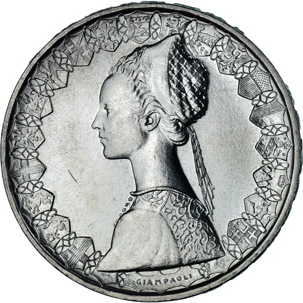Coin, Italy, 500 Lire, 1984, Rome, “caravelles” BU, AU(55-58), Silver, KM:98