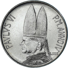 Moneta, CITTÀ DEL VATICANO, Paul VI, 50 Lire, 1966, SPL, Acciaio inossidabile
