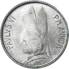 Coin, VATICAN CITY, Paul VI, 2 Lire, 1966, MS(63), Aluminum, KM:85