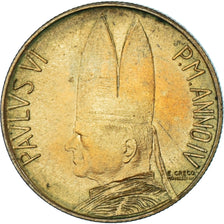 Coin, VATICAN CITY, Paul VI, 20 Lire, 1966, MS(63), Aluminum-Bronze, KM:88