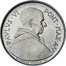 Moneta, CITTÀ DEL VATICANO, Paul VI, 50 Lire, 1967, SPL, Acciaio inossidabile