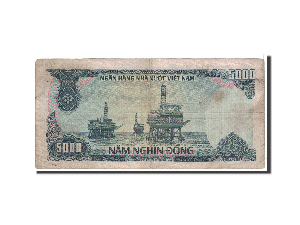 Banknote, Vietnam, 5000 D<ox>ng, 1987, Undated, KM:104a, VF(20-25)