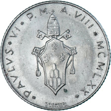 Coin, VATICAN CITY, Paul VI, 2 Lire, 1970, MS(63), Aluminum, KM:117