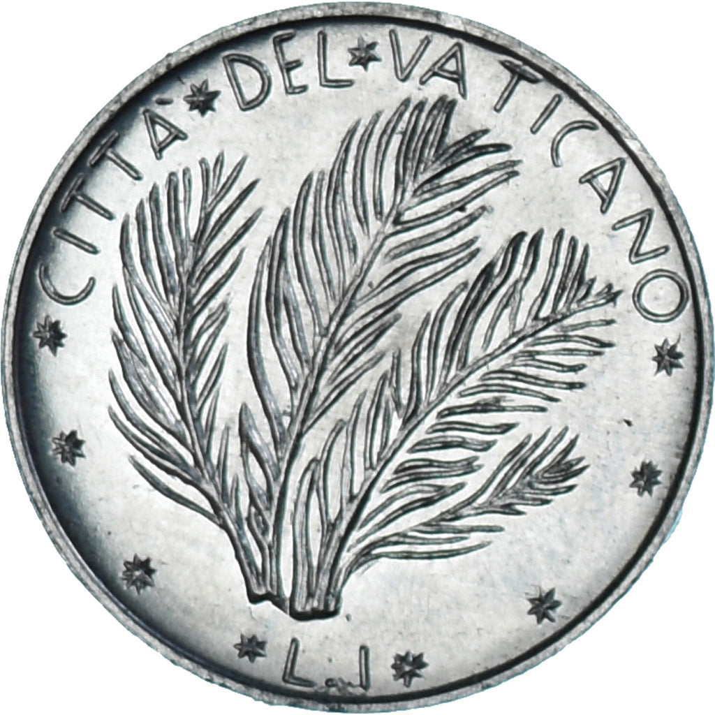 Moneda, CIUDAD DEL VATICANO, Paul VI, Lira, 1970, SC, Aluminio, KM:116