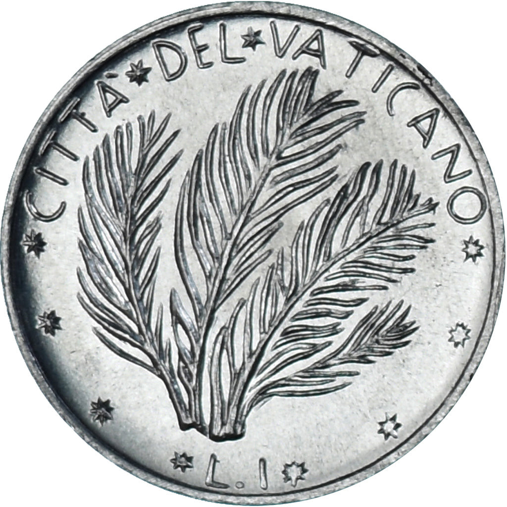 Moneda, CIUDAD DEL VATICANO, Paul VI, Lira, 1971, Roma, SC, Aluminio, KM:116