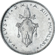 Coin, VATICAN CITY, Paul VI, 2 Lire, 1975, MS(63), Aluminum, KM:117