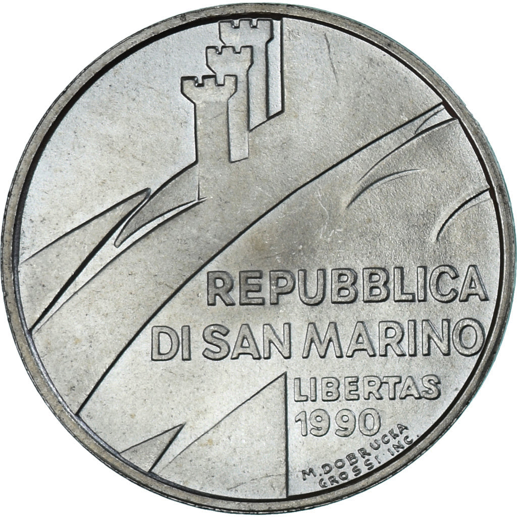 Monnaie, Saint Marin , 1000 Lire, 1990, Rome, 1,600 Years of History, SPL