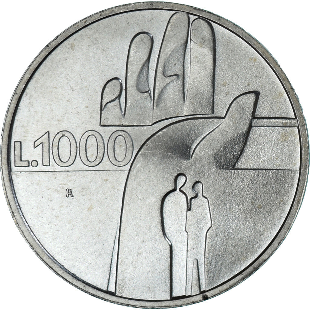 Monnaie, Saint Marin , 1000 Lire, 1990, Rome, 1,600 Years of History, SPL