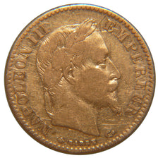 FRANCE, Napoléon III, 10 Francs, 1865, Paris, KM #800.1, EF(40-45), Gold, Gadour