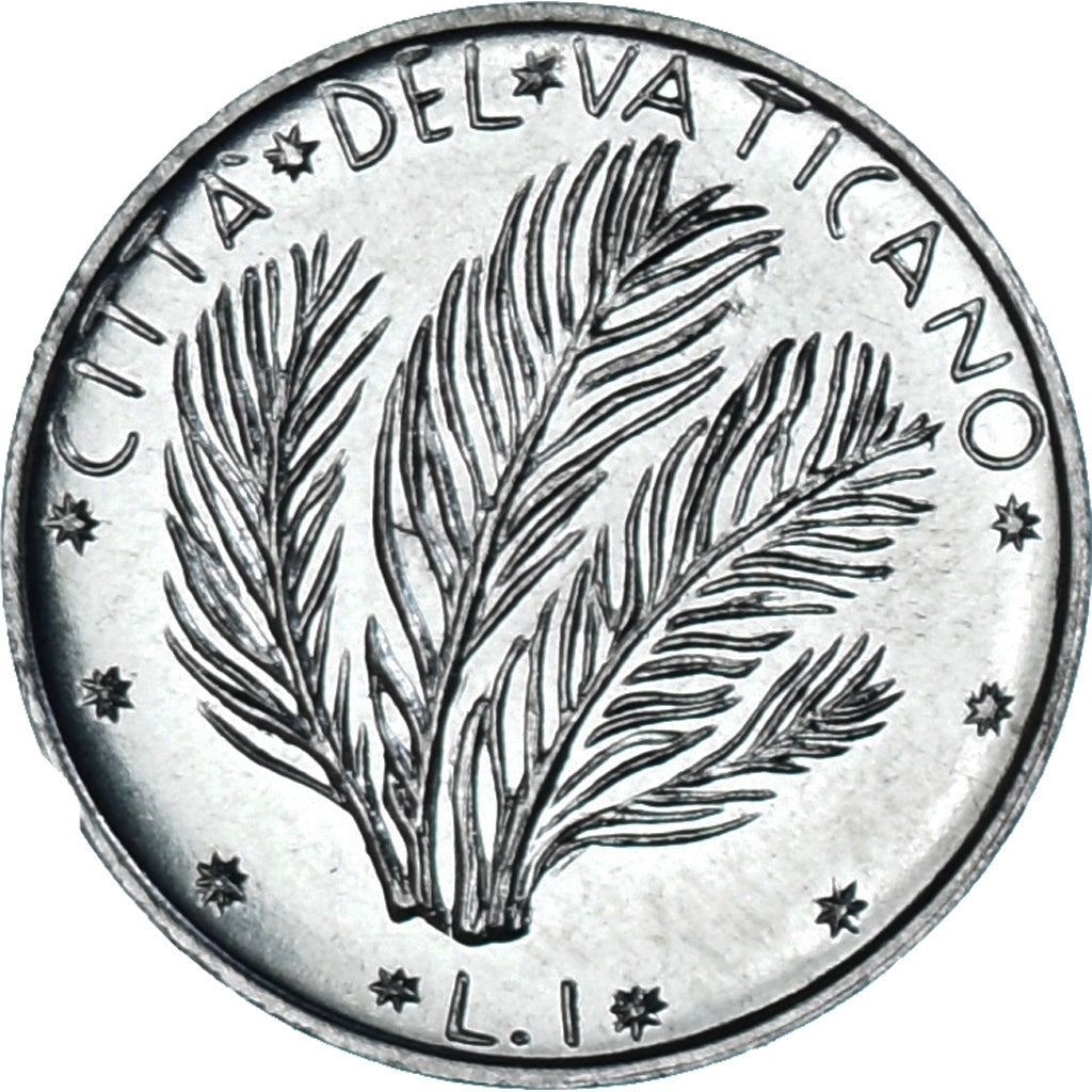 Moneda, CIUDAD DEL VATICANO, Paul VI, Lira, 1977, Roma, SC, Aluminio, KM:116