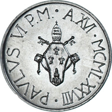 Coin, VATICAN CITY, Paul VI, 5 Lire, 1978, MS(63), Aluminum, KM:133