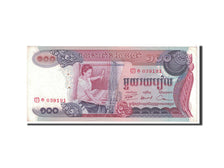 Camboya, 100 Riels, 1973, KM:15a, EBC+