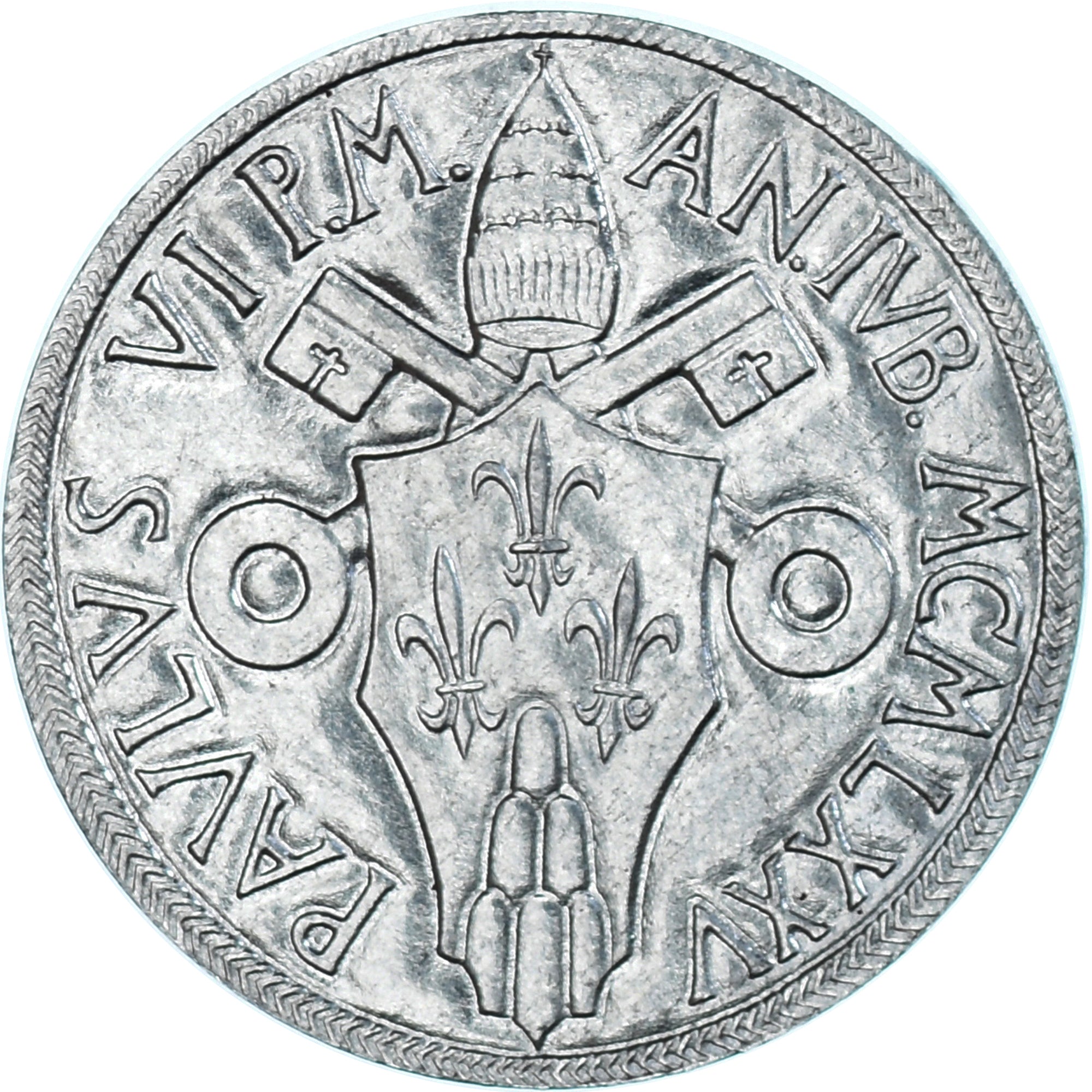 Moneta, CITTÀ DEL VATICANO, Paul VI, 5 Lire, 1975, Roma, SPL+, Alluminio