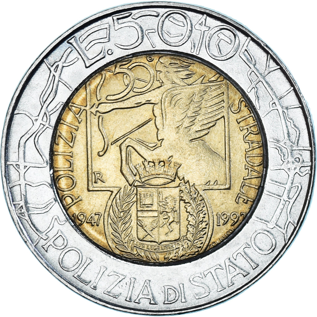 Münze, Italien, 500 Lire, 1997, Rome, SS, Bi-Metallic, KM:187
