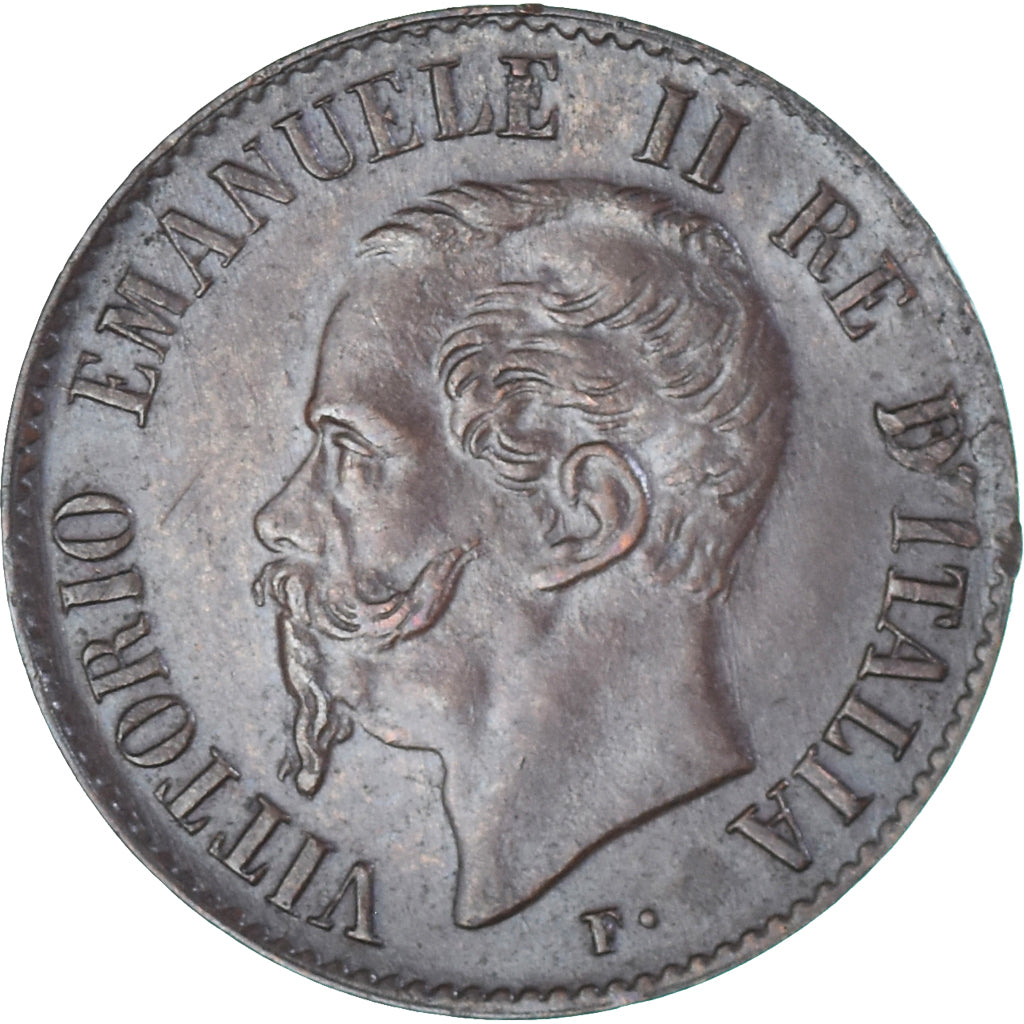Münze, Italien, Vittorio Emanuele II, Centesimo, 1867, Milan, VZ, Kupfer