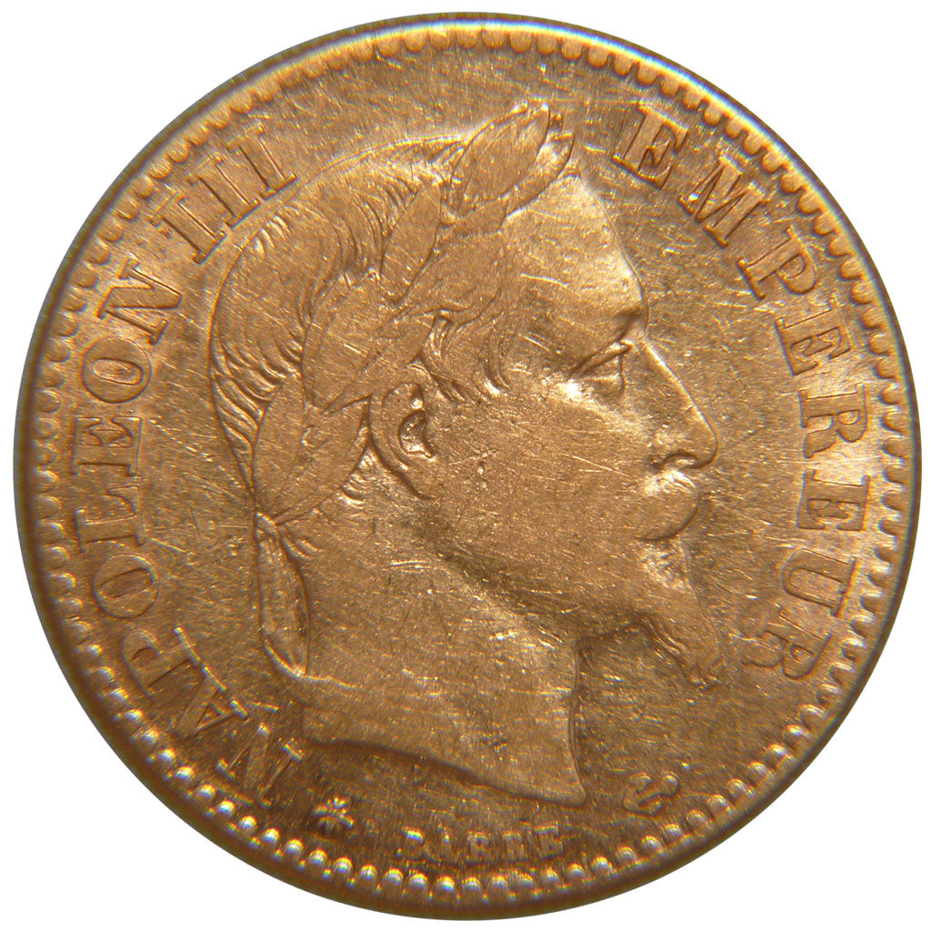 FRANCE, Napoléon III, 10 Francs, 1862, Paris, EF(40-45), Gold, Gadoury #1015, 3.