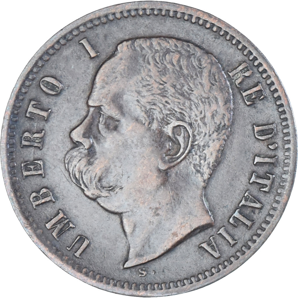 Coin, Italy, Umberto I, 2 Centesimi, 1897, Rome, EF(40-45), Copper, KM:30