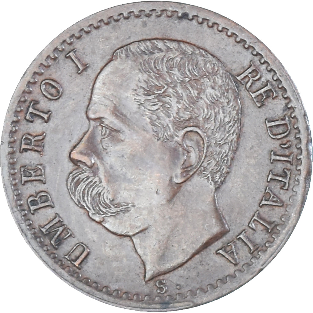 Moeda, Itália, Umberto I, Centesimo, 1895, Rome, AU(55-58), Cobre, KM:29