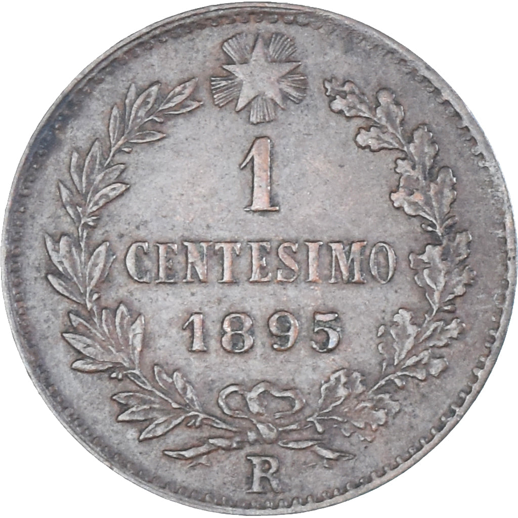 Moeda, Itália, Umberto I, Centesimo, 1895, Rome, AU(55-58), Cobre, KM:29