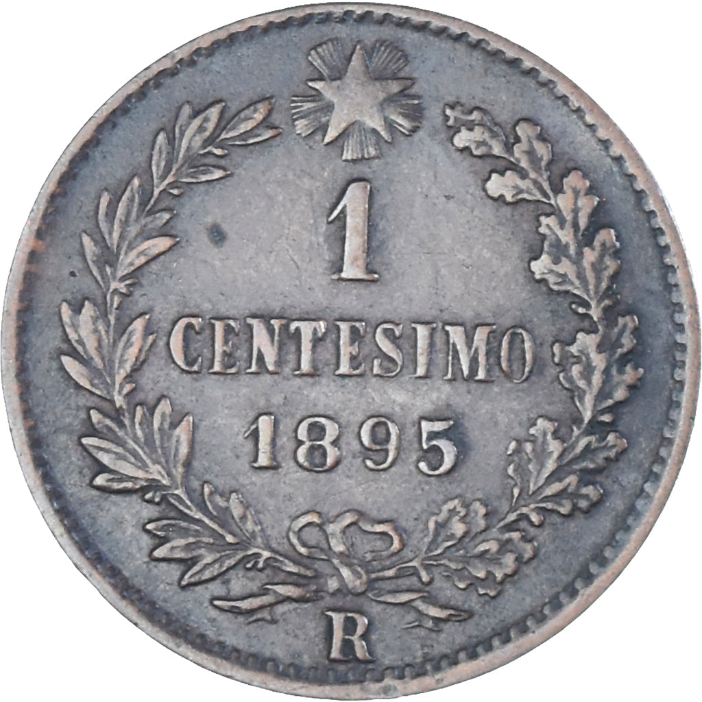 Coin, Italy, Centesimo, 1895, Rome, AU(50-53), Cuivre, KM:30