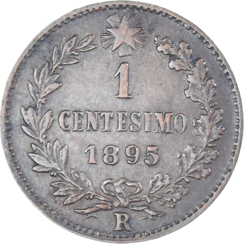 Coin, Italy, Centesimo, 1895, Rome, AU(50-53), Cuivre, KM:30