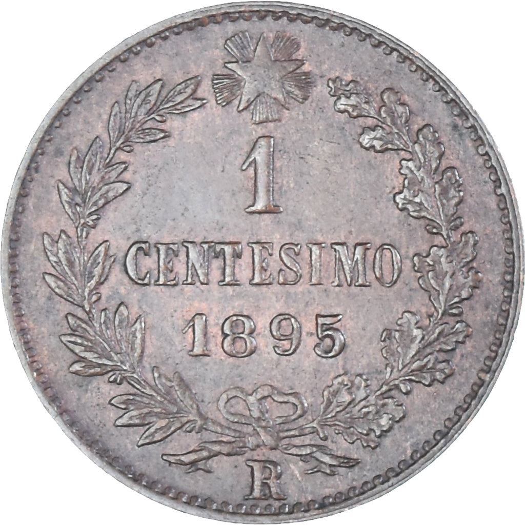 Coin, Italy, Centesimo, 1895, Rome, EF(40-45), Copper, KM:29