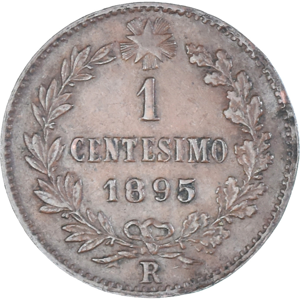 Moeda, Itália, Centesimo, 1895, Rome, EF(40-45), Cobre, KM:29