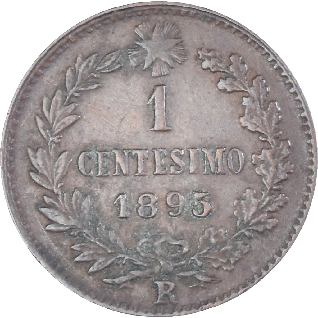 Coin, Italy, Centesimo, 1895, Rome, EF(40-45), Copper, KM:29
