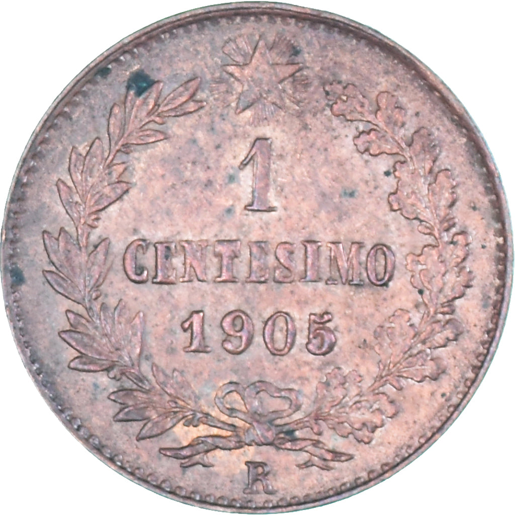 Coin, Italy, Centesimo, 1905, Rome, AU(50-53), Cuivre, KM:35