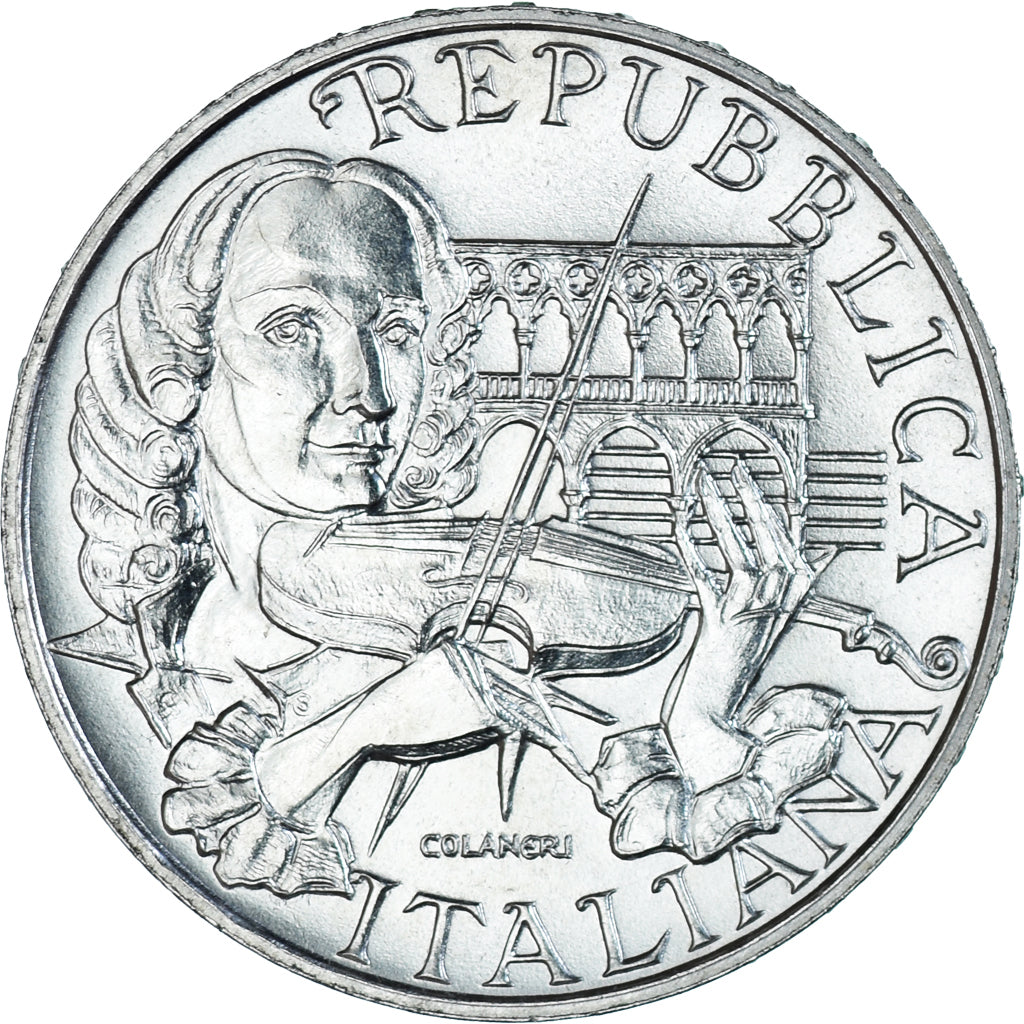 Coin, Italy, 500 Lire, 1991, Rome, MS(60-62), Silver, KM:141