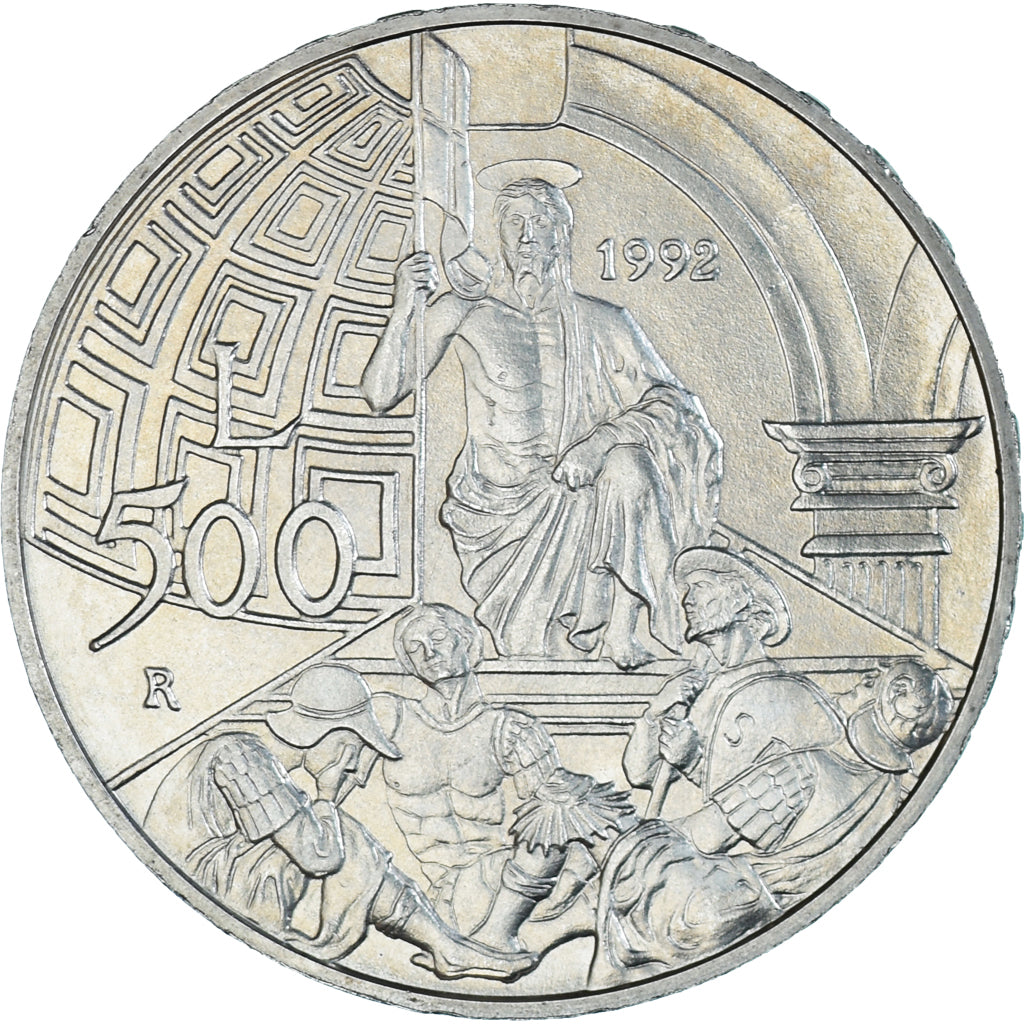 Coin, Italy, 500 Lire, 1992, Rome, Piero della Francesca.FDC, MS(65-70), Silver