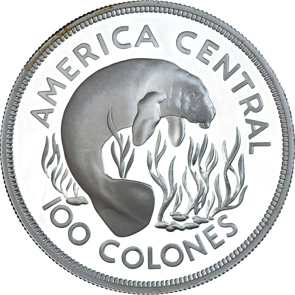 Moneda, Costa Rica, 100 Colones, 1974, Royal Mint, Llantrisant, Royaume-Uni