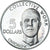 Coin, Guyana, 5 Dollars, 1979, Franklin Mint, BE, AU(50-53), Silver, KM:43a