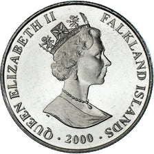 Moneta, Isole Falkland, 2 Pounds, 2000, Pobjoy Mint, Ruée vers l'or - Vicar of