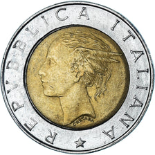 Münze, Italien, Istituto Nazionale di Statistica, 500 Lire, 1996, Rome, SS