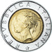 Coin, Italy, 500 Lire, 1997, Rome, AU(55-58), Bi-Metallic, KM:187