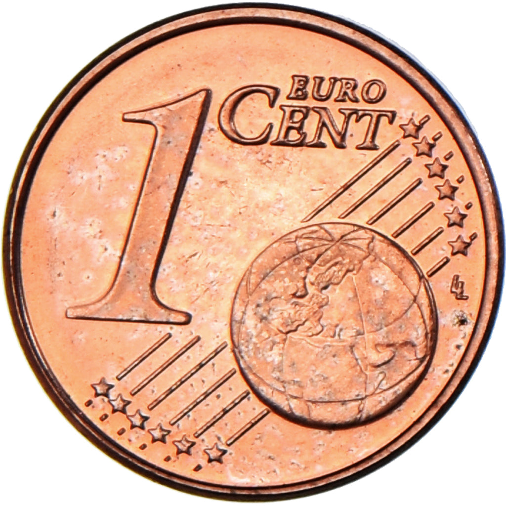 Finlândia, Euro Cent, 2004, MS(65-70), Aço Cromado a Cobre
