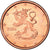 Finlandia, Euro Cent, 2004, SC, Cobre chapado en acero