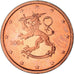 Finlandia, 2 Euro Cent, 2004, Vantaa, EBC+, Cobre chapado en acero, KM:99