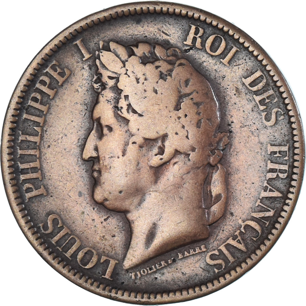 Coin, FRENCH COLONIES, Louis - Philippe, 10 Centimes, 1839, Paris, VF(30-35)
