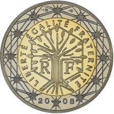 Francia, 2 Euro, 2008, Paris, BE, FDC, Bi-metallico, KM:1414