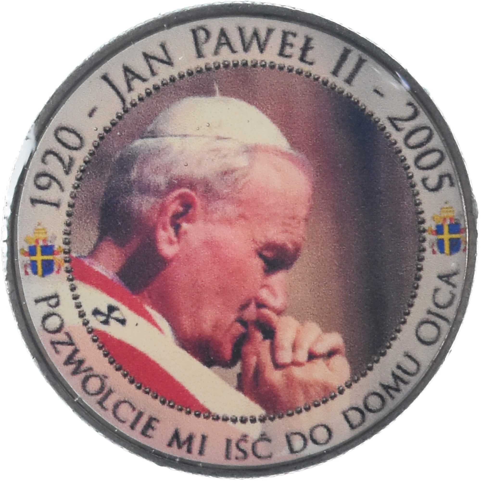 Moneta, Polonia, Zloty, 2005, Jan Paul II Fantasy Coinage.Colorized, BB