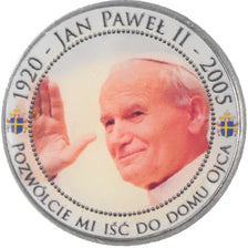 Münze, Polen, Zloty, 2005, Jan Paul II Fantasy Coinage.Colorized, SS
