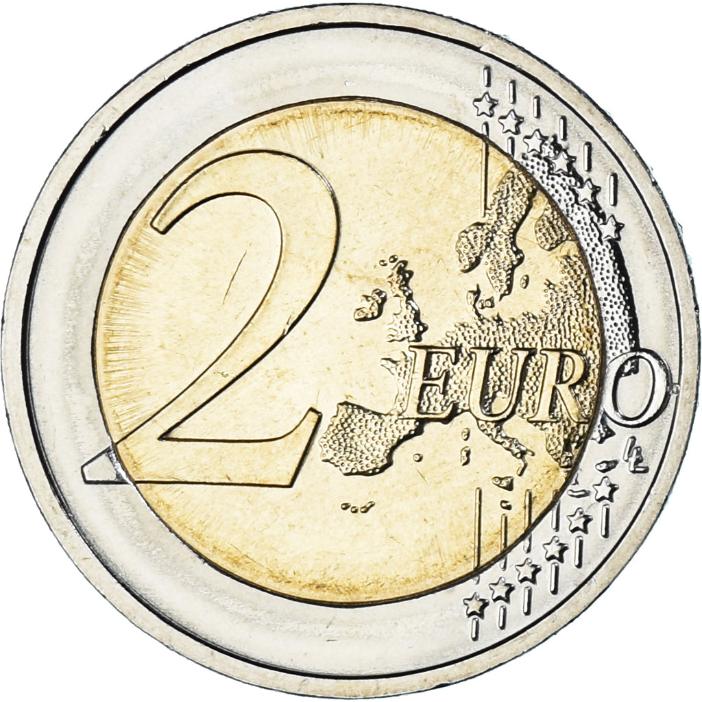 Germania, 2 Euro, Fantaisy coinage .colorized. noël, SPL, Bi-metallico