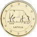 Latvia, 2 Euro, 2016, Fantaisy coinage .Dorée, MS(63), Goldine