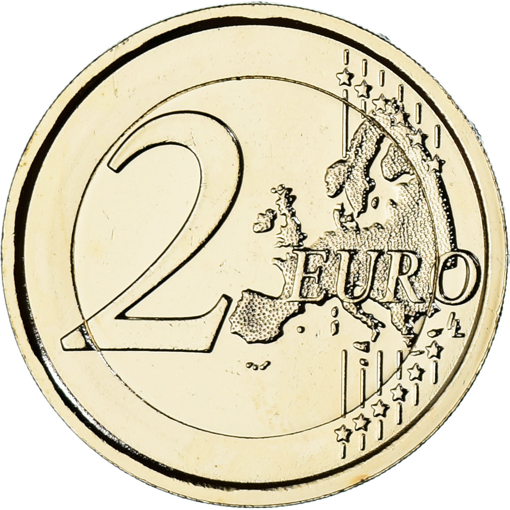 Italy, 2 Euro, 2014, Fantaisy coinage .Dorée, MS(63), Goldine