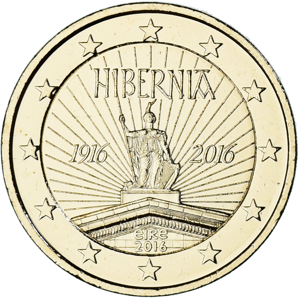 Spain, 2 Euro, 2016, Fantaisy coinage .Dorée, MS(63), Goldine