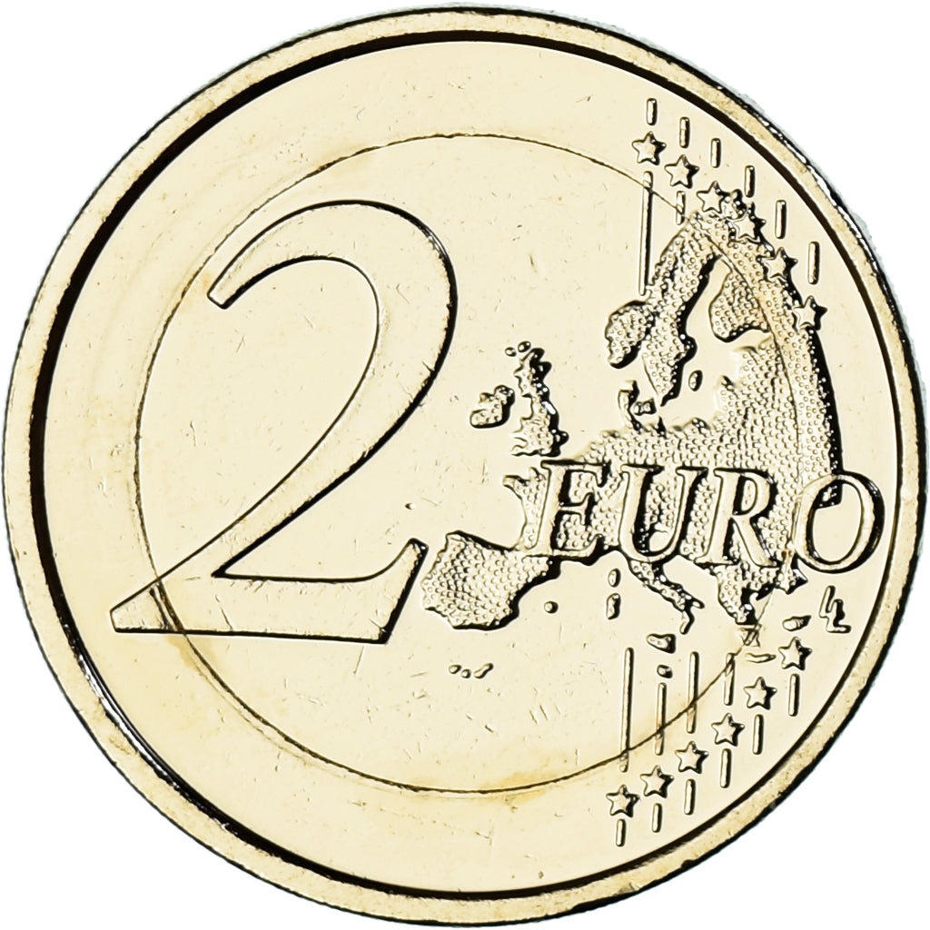 Spain, 2 Euro, 2016, Fantaisy coinage .Dorée, MS(63), Goldine